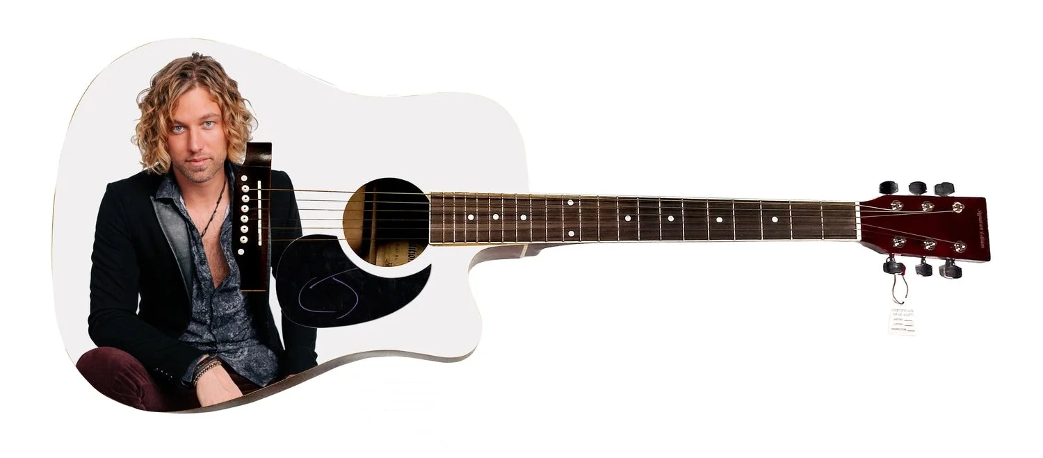 Casey James Signed 1:1 Signature Edition Graphics Photo Guitar, image 2
