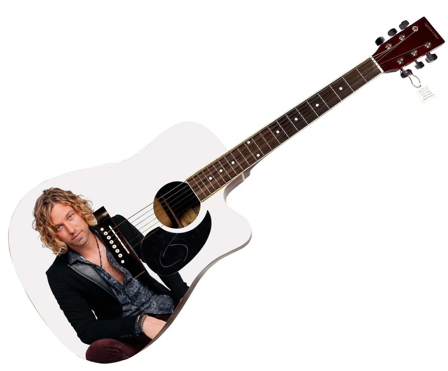 Casey James Signed 1:1 Signature Edition Graphics Photo Guitar, image 3