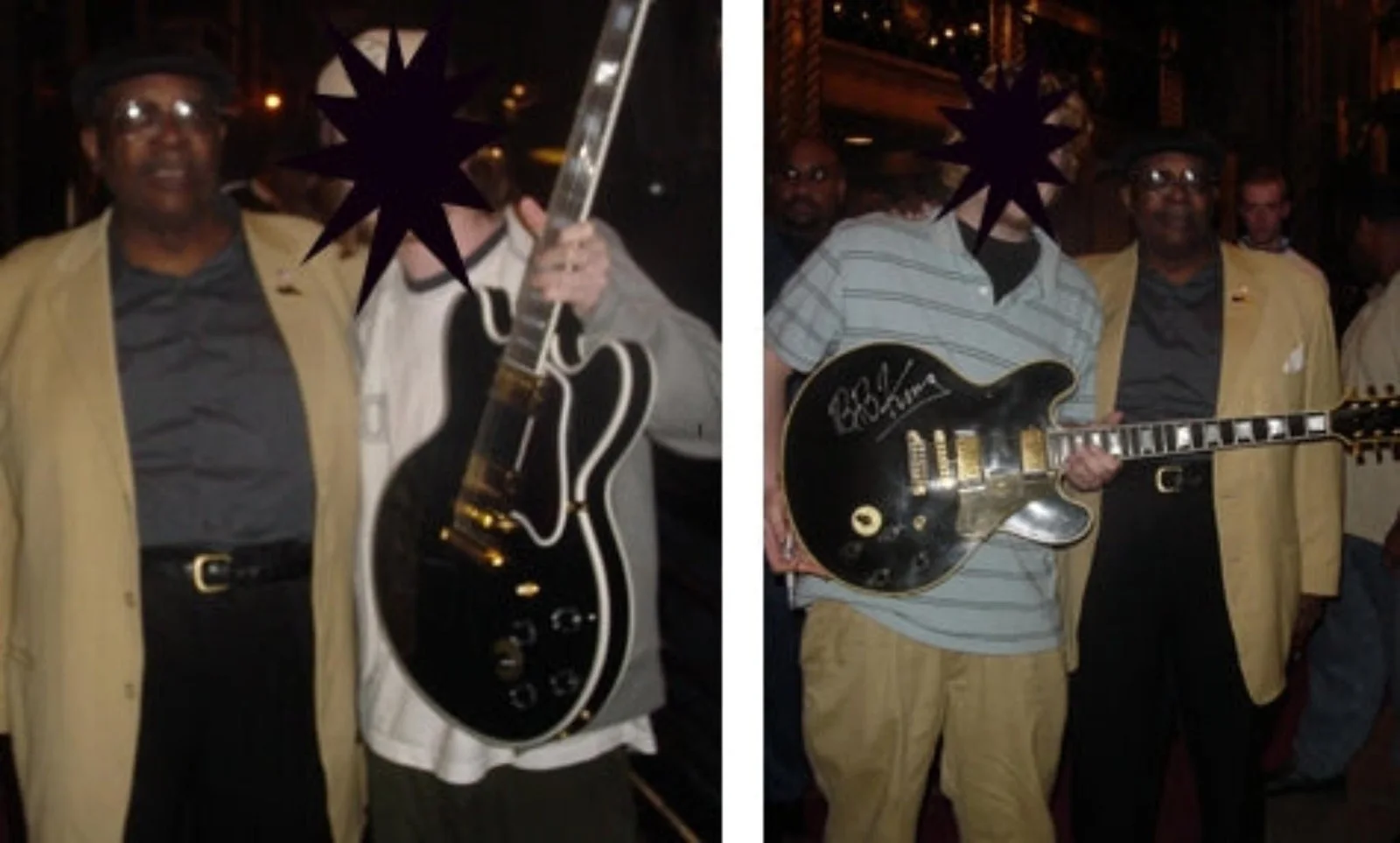 B.B. King Autographed Airbrushed Gibson Epiphone Lucille Guitar UACC AFTAL PSA, image 5