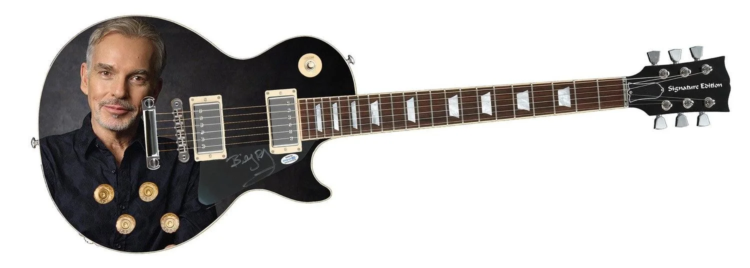Billy Bob Thornton Signed Autographed Custom Photo Graphics Guitar ACOA ACOA, image 3