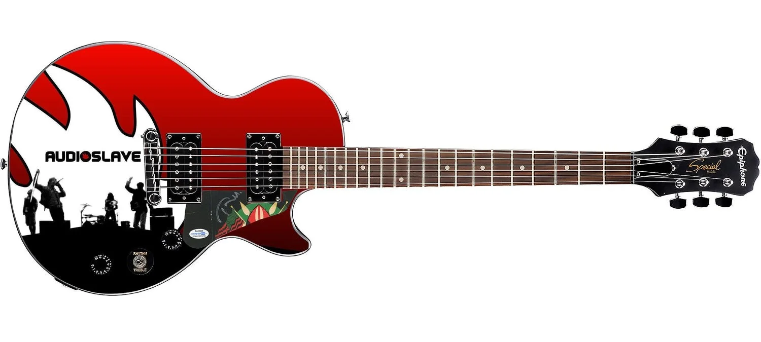 Audioslave Tom Morello Gibson Epiphone Les Paul Photo Graphics Guitar ACOA ACOA, изображение 2