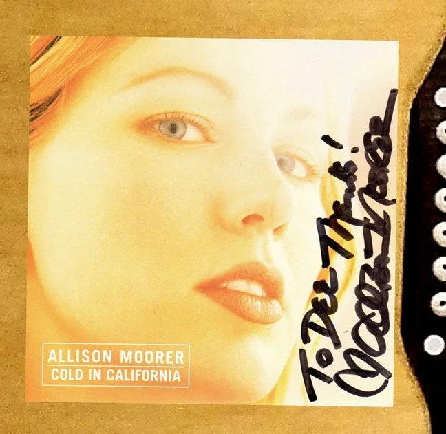 Allison Moorer Signed To Dee CD Cover Acoustic Guitar, image 2