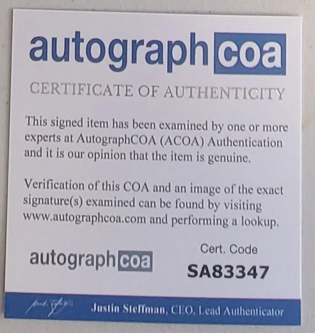 Jaws Cast x10 Signed Autographed 12x18 Poster ACOA Exact Video Proof ACOA, изображение 2