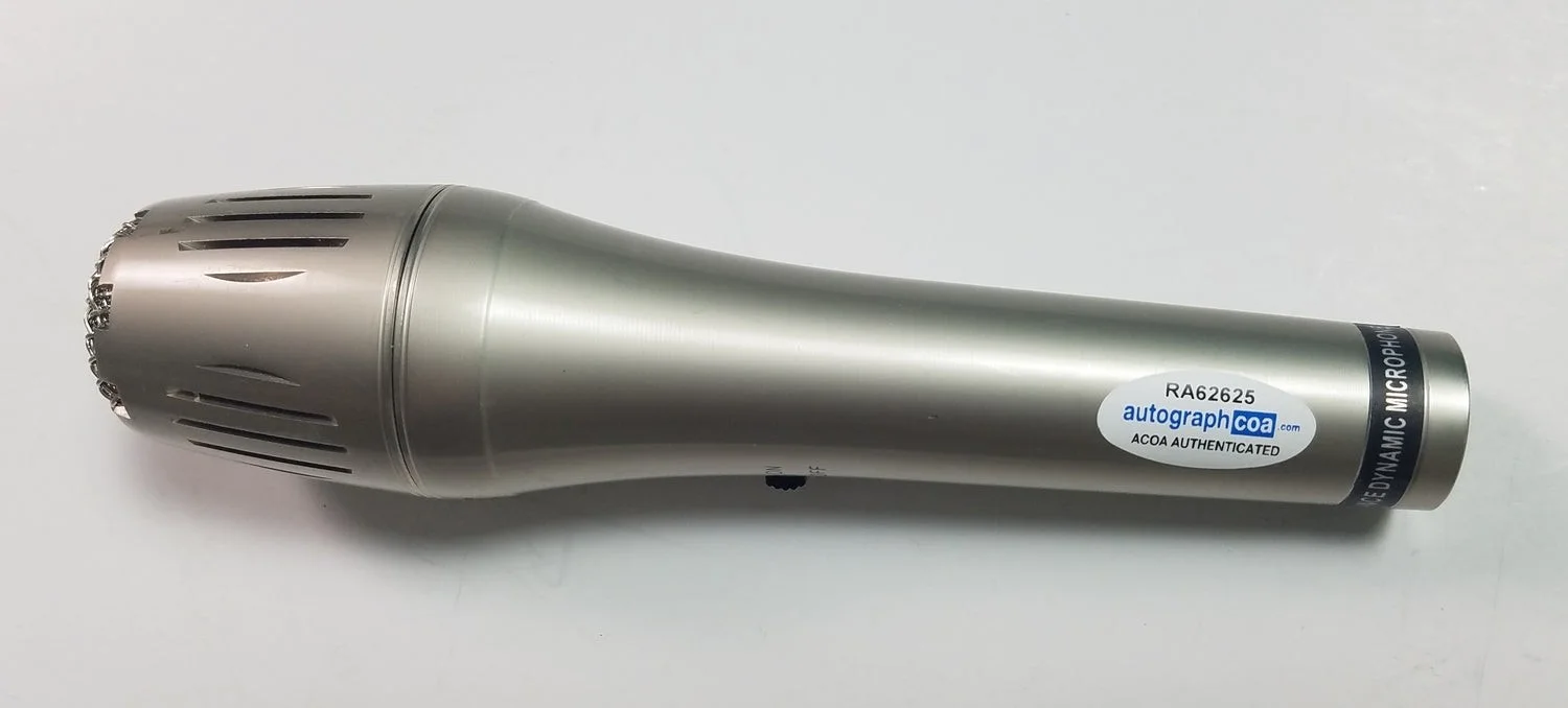 Robin Thicke Signed Autographed Microphone ACOA, image 2