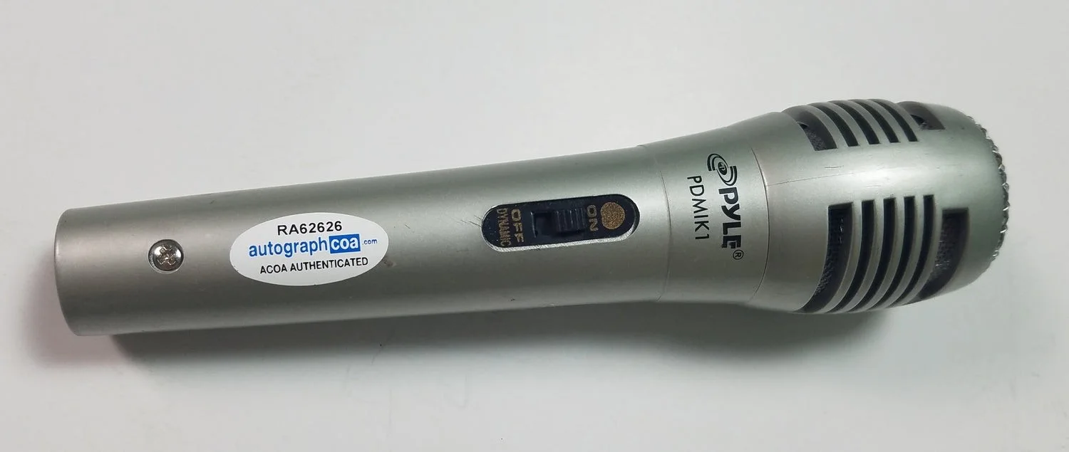 Regis Philbin Signed Autographed Microphone ACOA, image 2