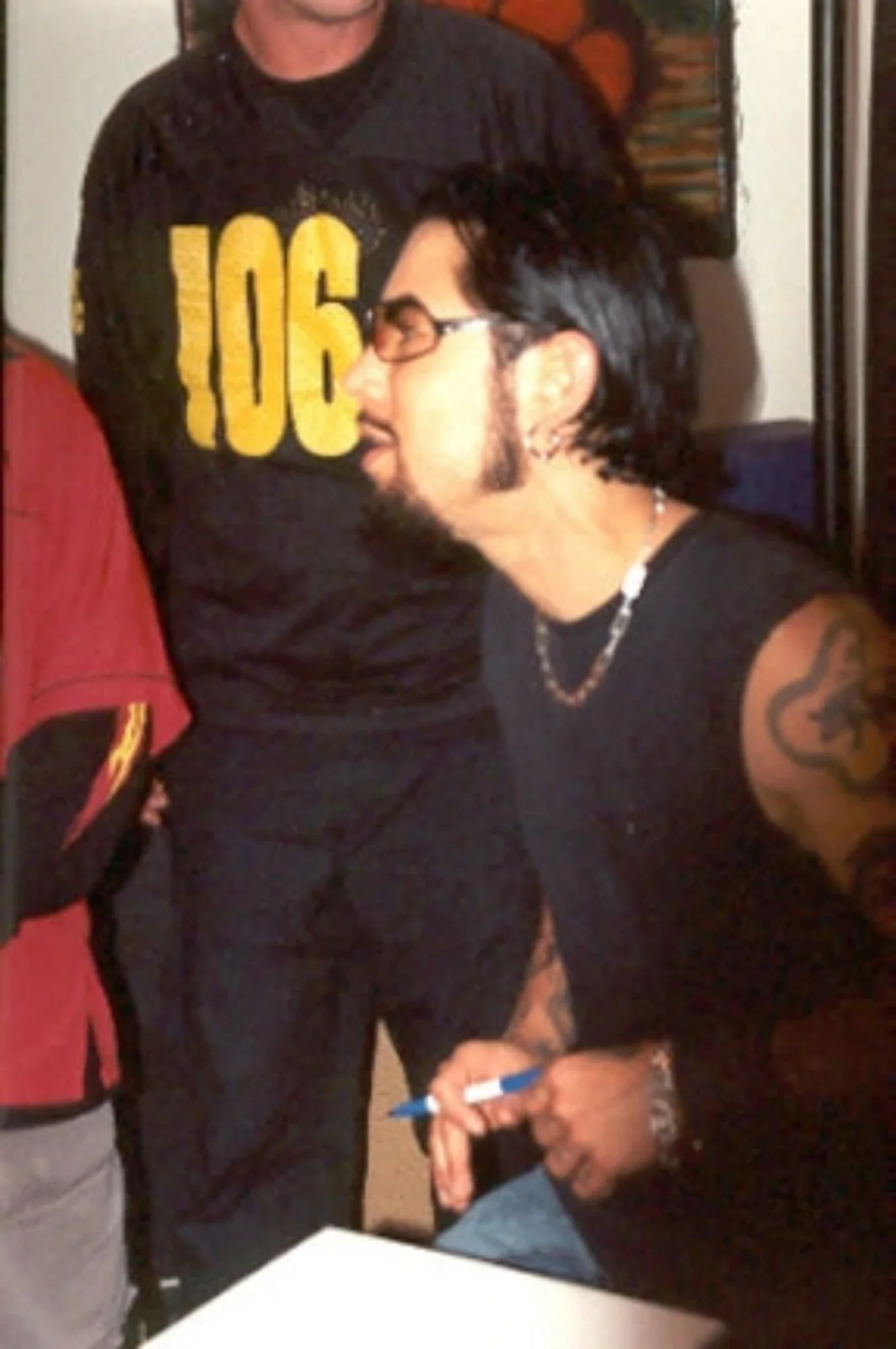 Jane's Addiction Signed Concert Used 12 Inch Drum Head Drumhead ACOA, изображение 5