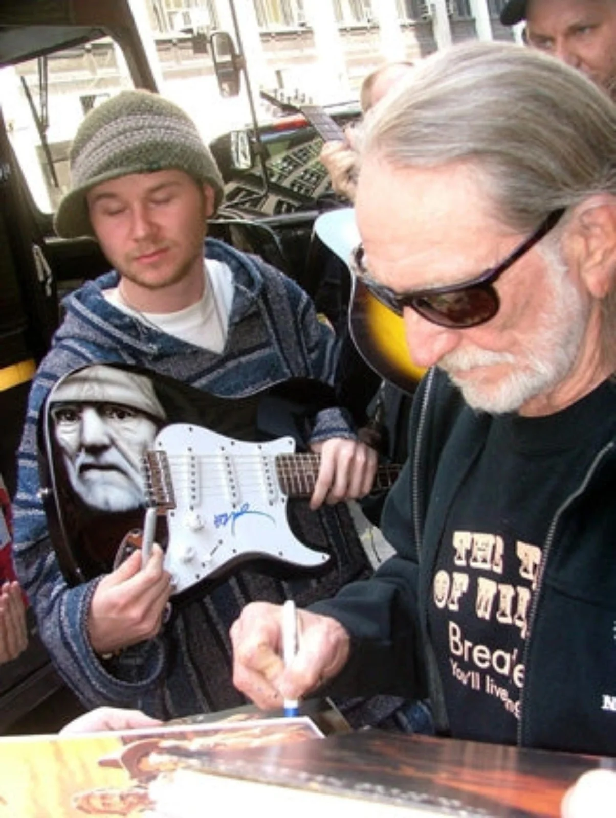 Willie Nelson Signed Autographed Record Album LP, image 5