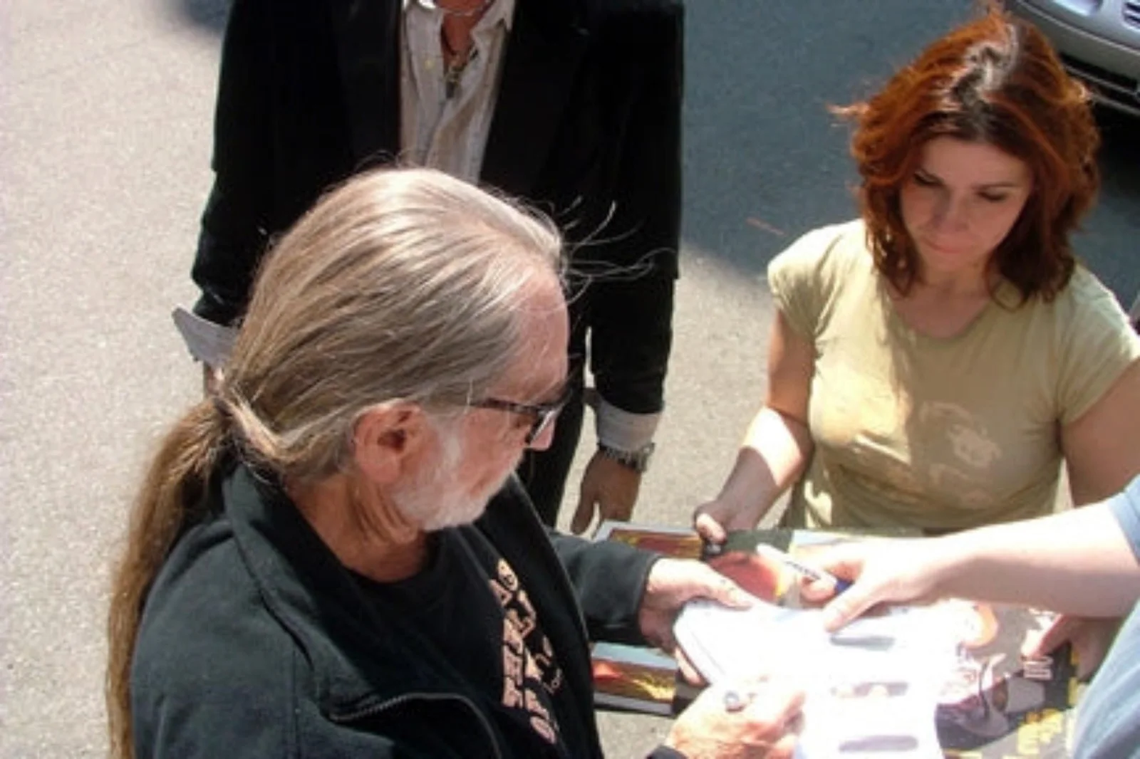 Willie Nelson Signed Autographed Record Album LP ACOA PSA, image 3