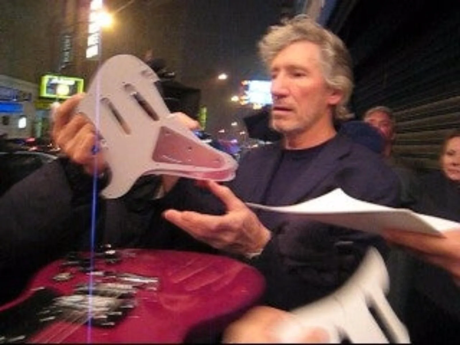 Pink Floyd Autograph X2 Autographed Album LP Roger Waters Nick Mason ACOA, изображение 3