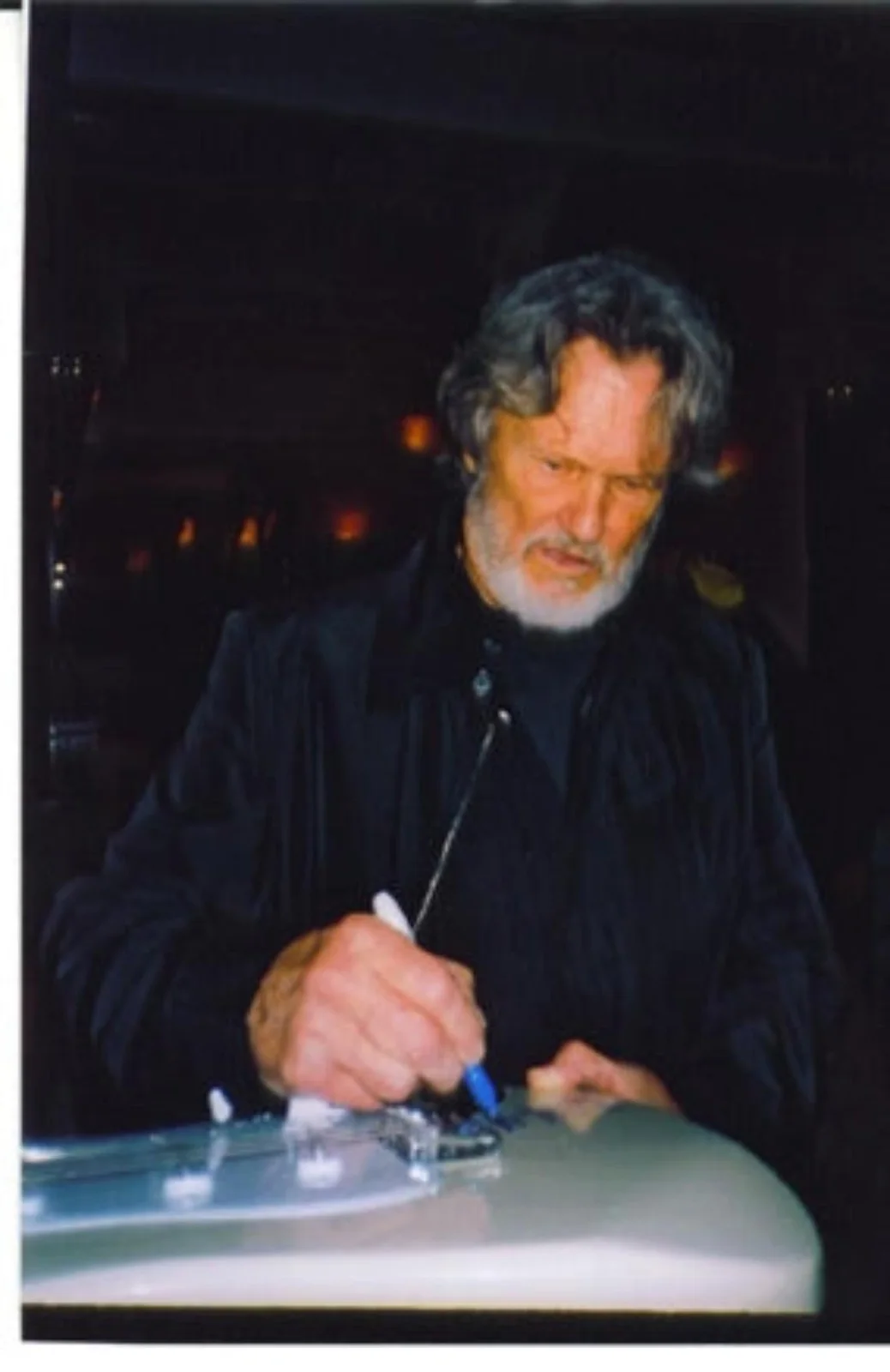Kris Kristofferson Autographed Breakaway Album Cover LP ACOA, image 4