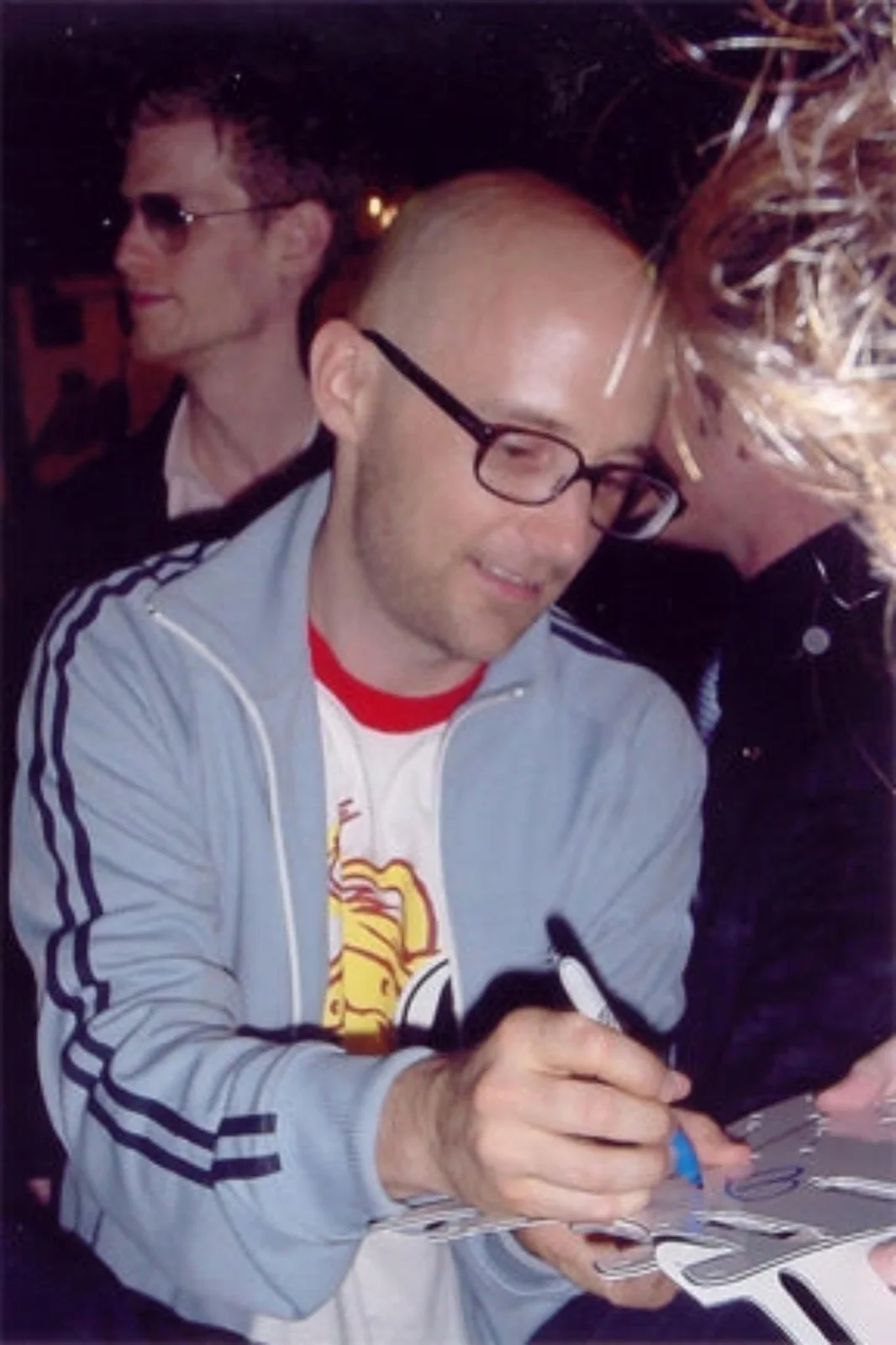 Moby Signed Heart Sketch Autographed 8x10 Heart Photo ACOA, image 3