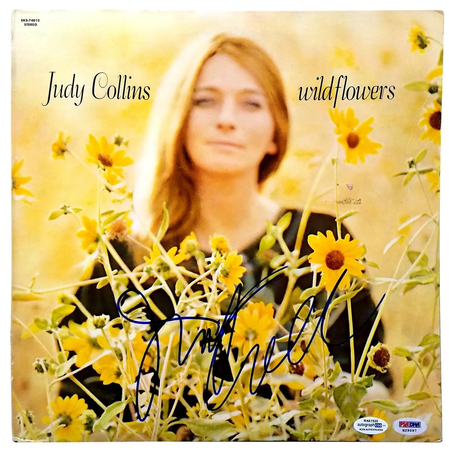 Judy Collins Signed Autographed Record Album LP ACOA PSA, image 2