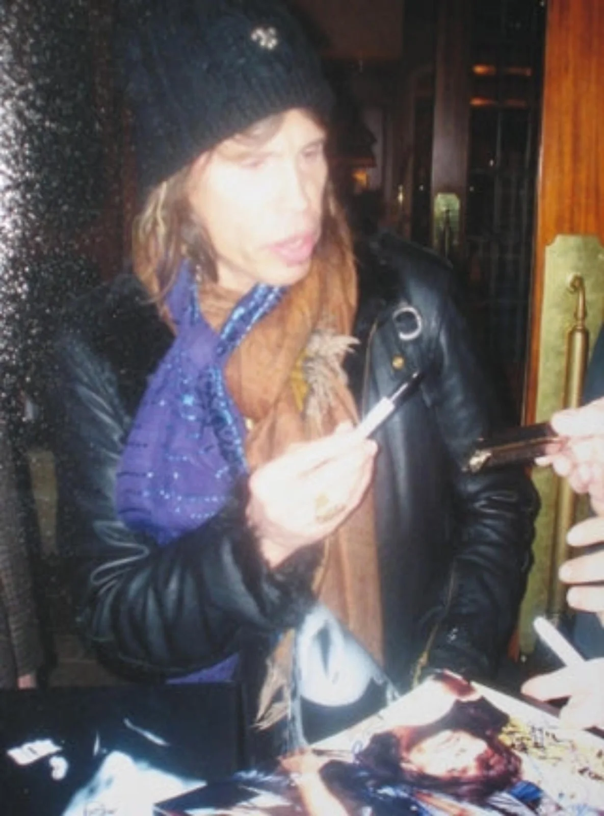Aerosmith Signed X3 Autographed Done With Mirrors Record Album LP ACOA, image 5