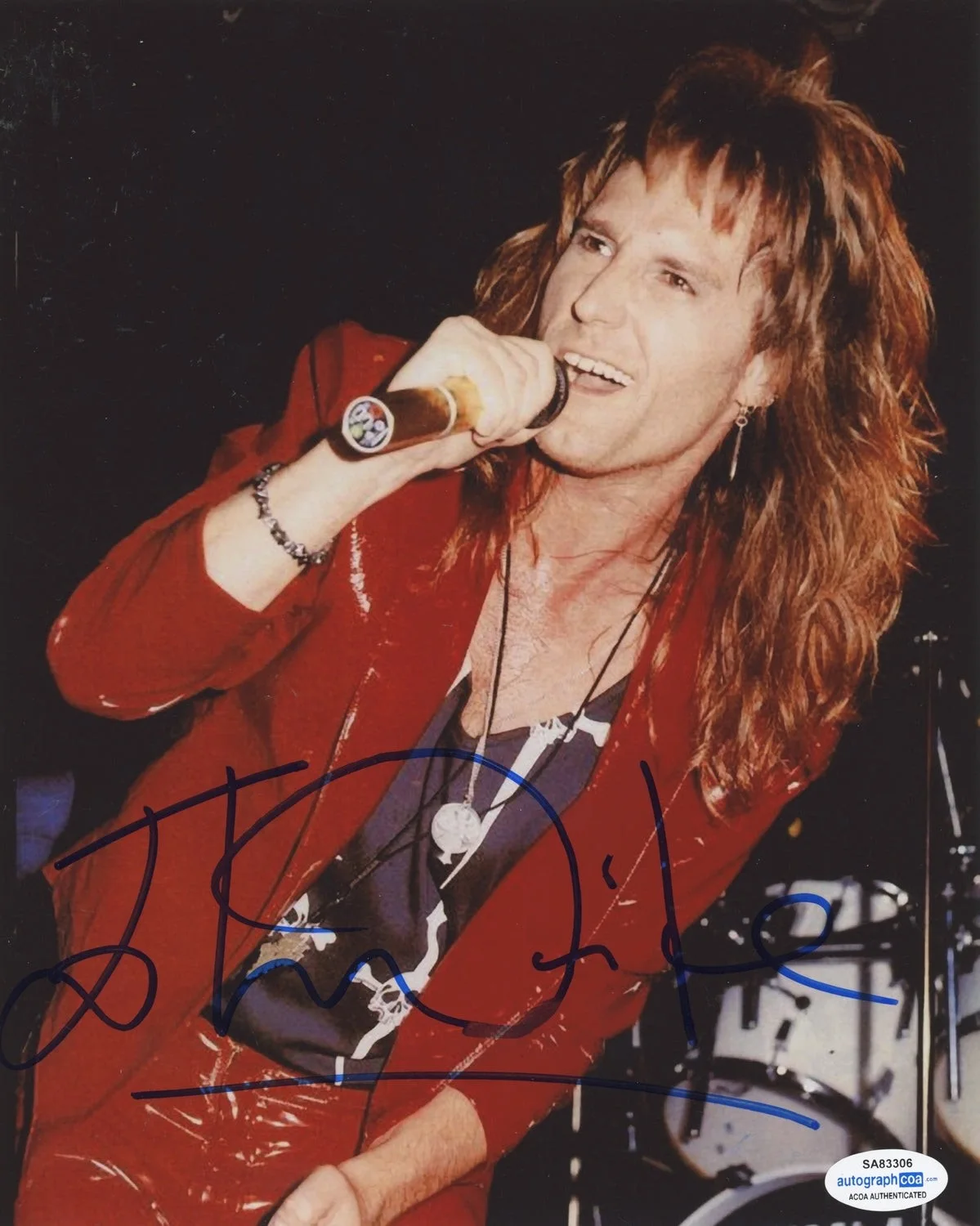 John Waite Signed Live Concert 8x10 Photo ACOA, изображение 2