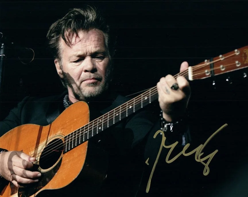 John Cougar Mellencamp Live Concert Playing Guitar Autographed Photo RD, image 2