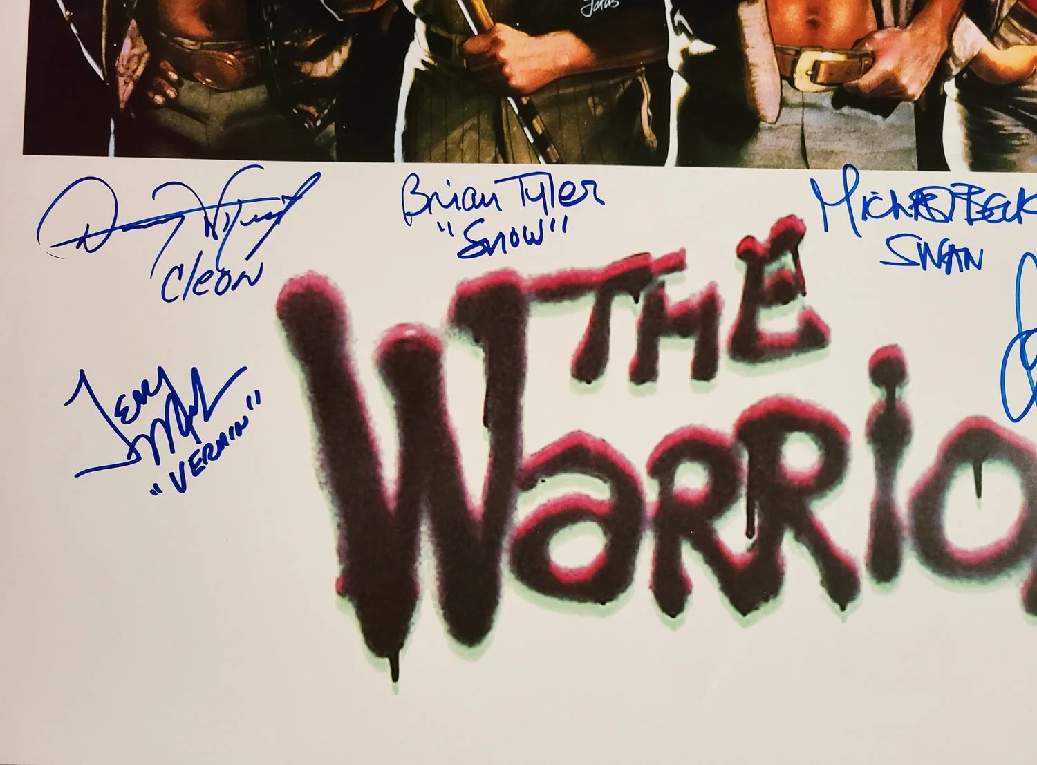 The Warriors Cast Signed Autographed Framed 24x36 Poster Exact Photo Proof ACOA, изображение 2