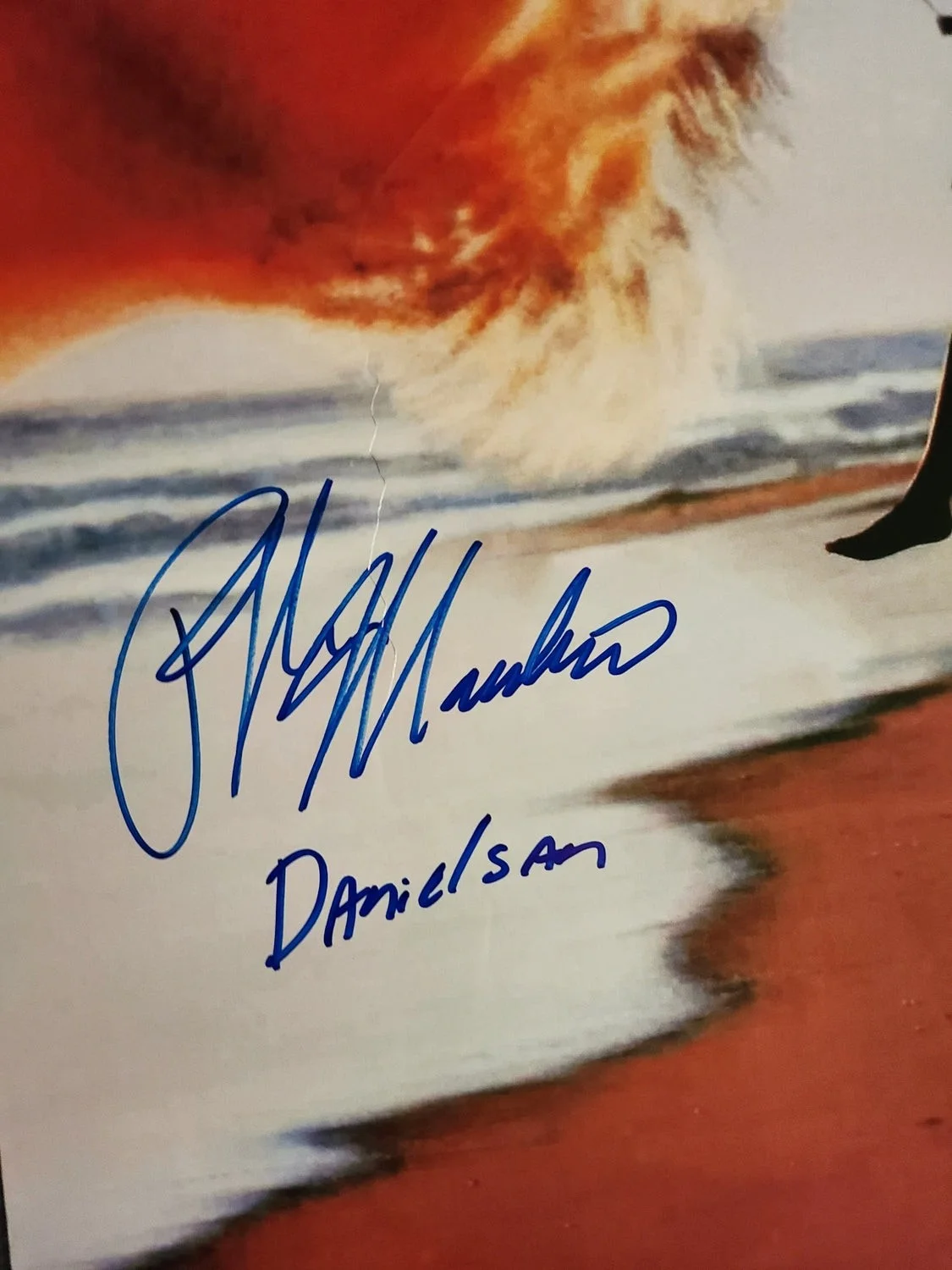 Ralph Macchio Autographed 24x36 "Danielsan" The Karate Kid Framed Poster Exact P, image 2