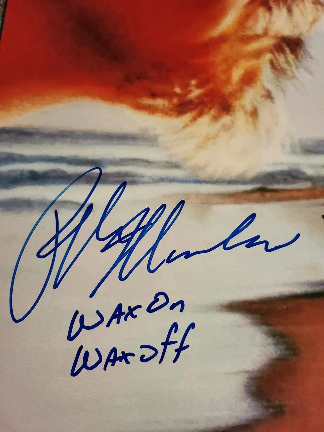 Ralph Macchio Autographed 24x36 "Wax On" The Karate Kid Framed Poster Exact Proo, изображение 2