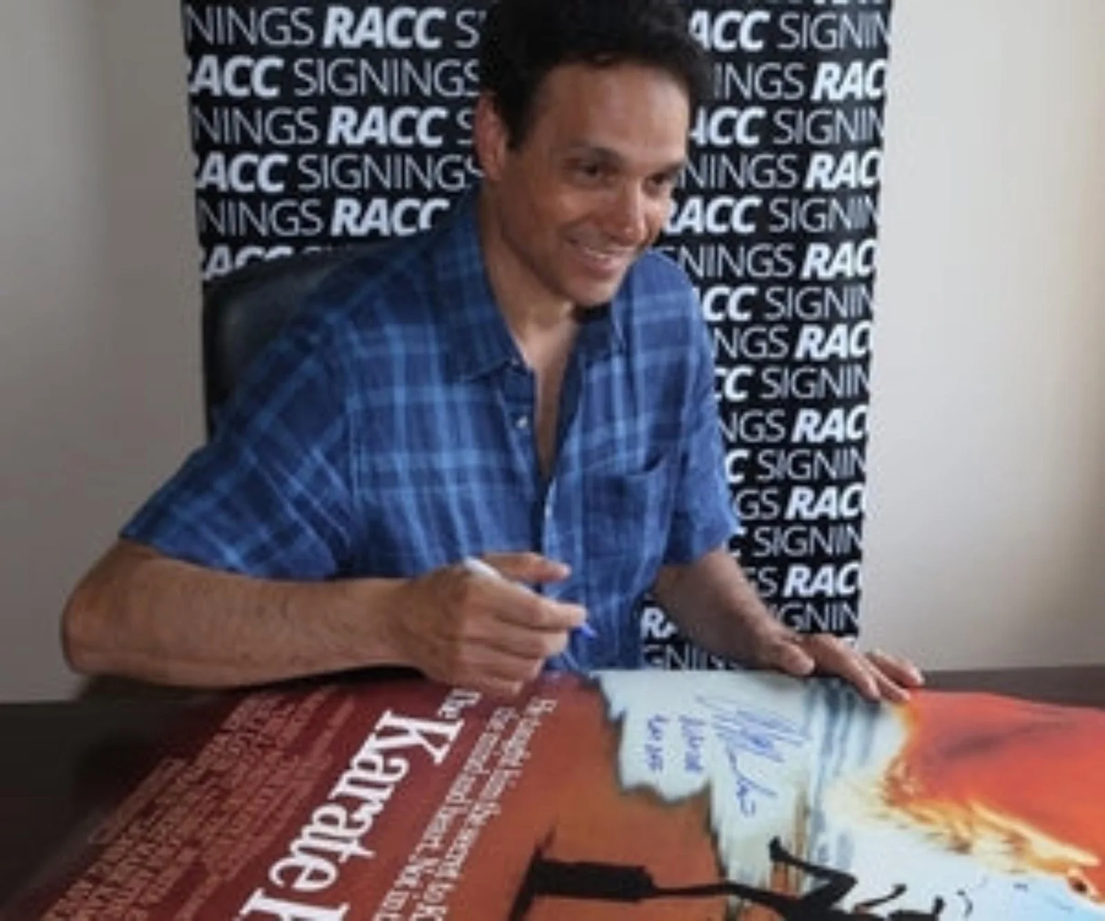 Ralph Macchio Autographed 24x36 "Wax On" The Karate Kid Framed Poster Exact Proo, изображение 4