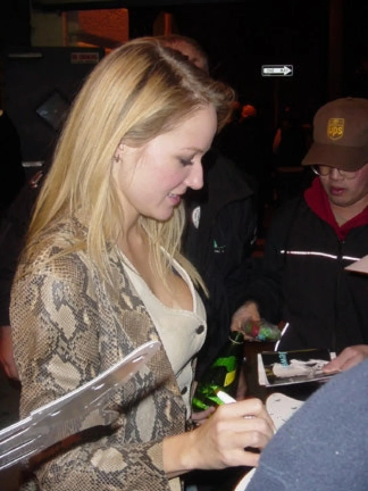 Jewel Kilcher Autograph 8x10 Photo Vintage Young ACOA, image 3