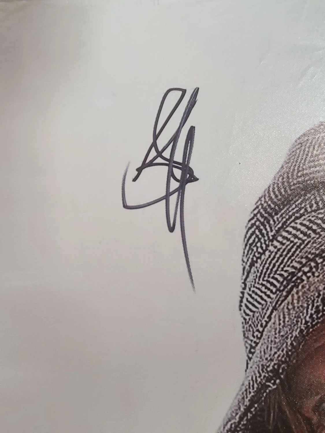 Aerosmith Steven Tyler Autographed Tilting Hat Framed 24x36 Canvas Photo Print A, изображение 4