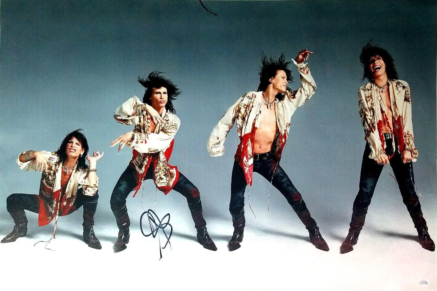 Aerosmith Steven Tyler Signed Framed 24x36 Canvas Photo Print, изображение 4