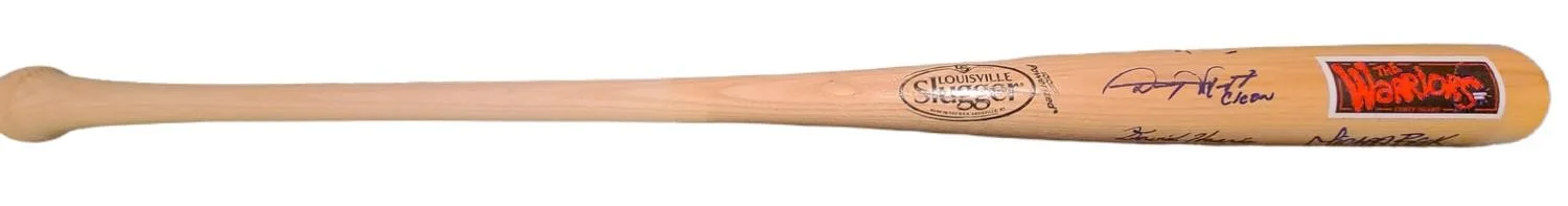 Warriors Cast Signed X7 Baseball Bat James Remar +6 Exact Proof, image 2