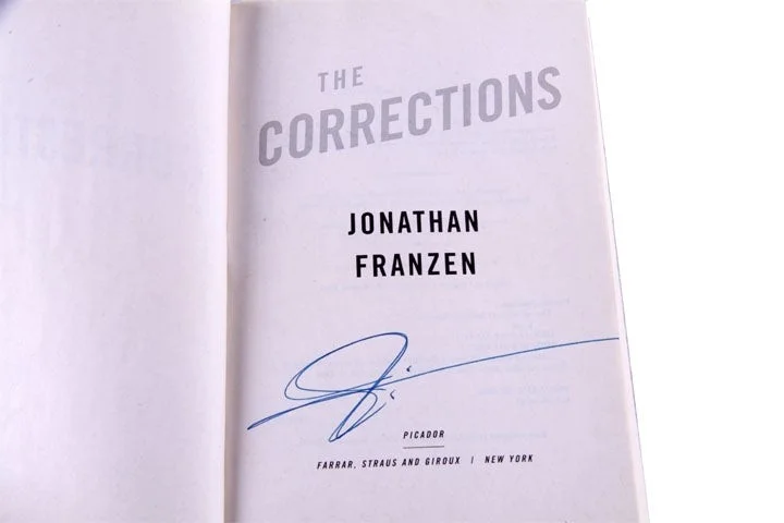 Jonathan Franzen Signed The Corrections Book, image 2