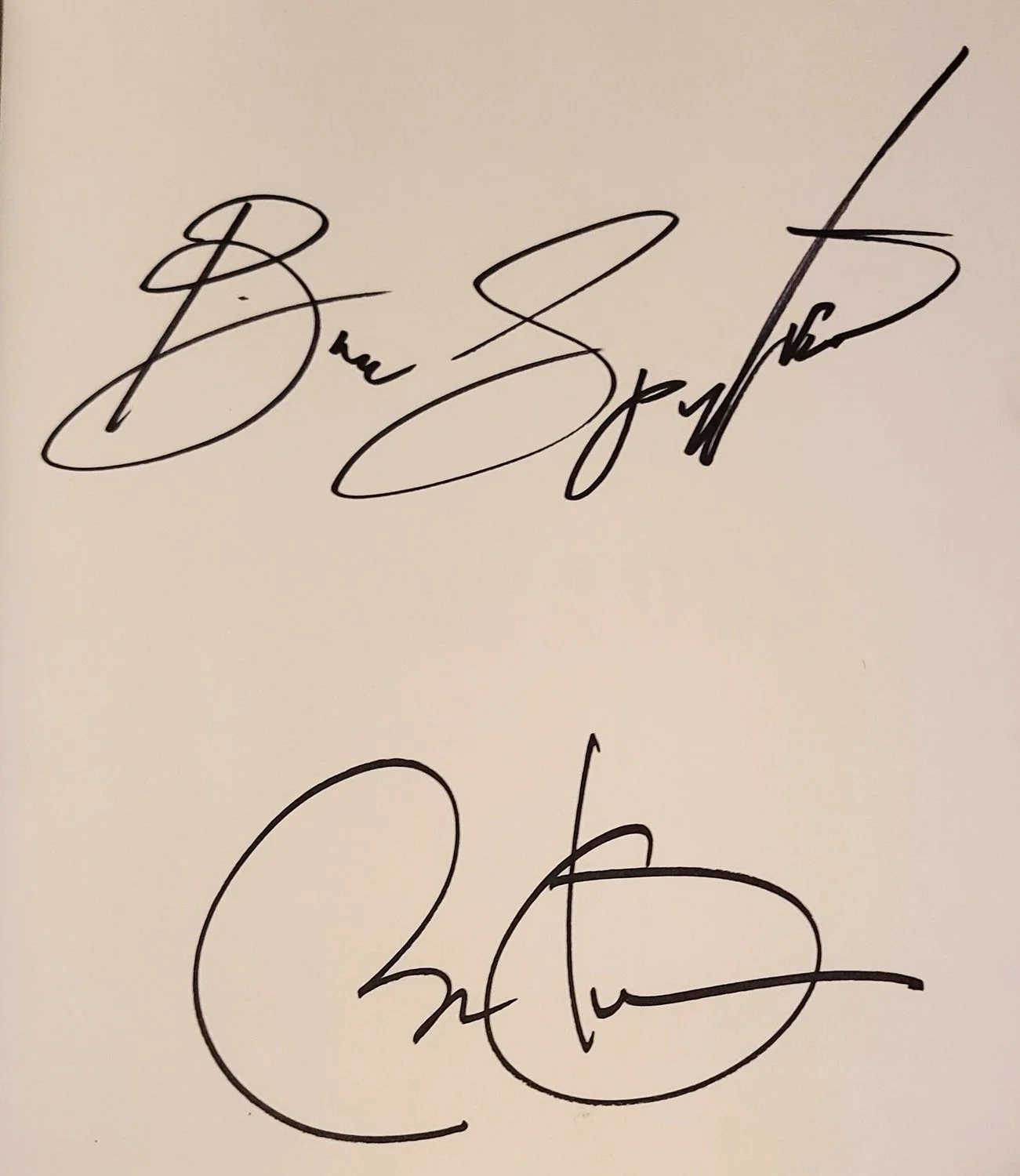 Bruce Sringsteen Barack Obama Signed Renegades Book, изображение 2