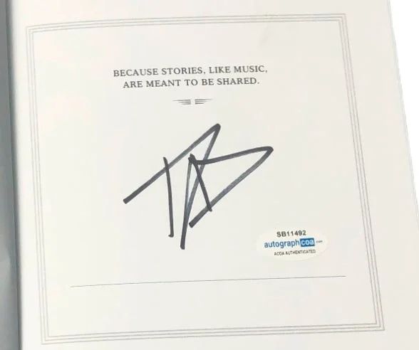 Dave Grohl Signed The Storyteller Hardcover 1st Edition Book, image 2