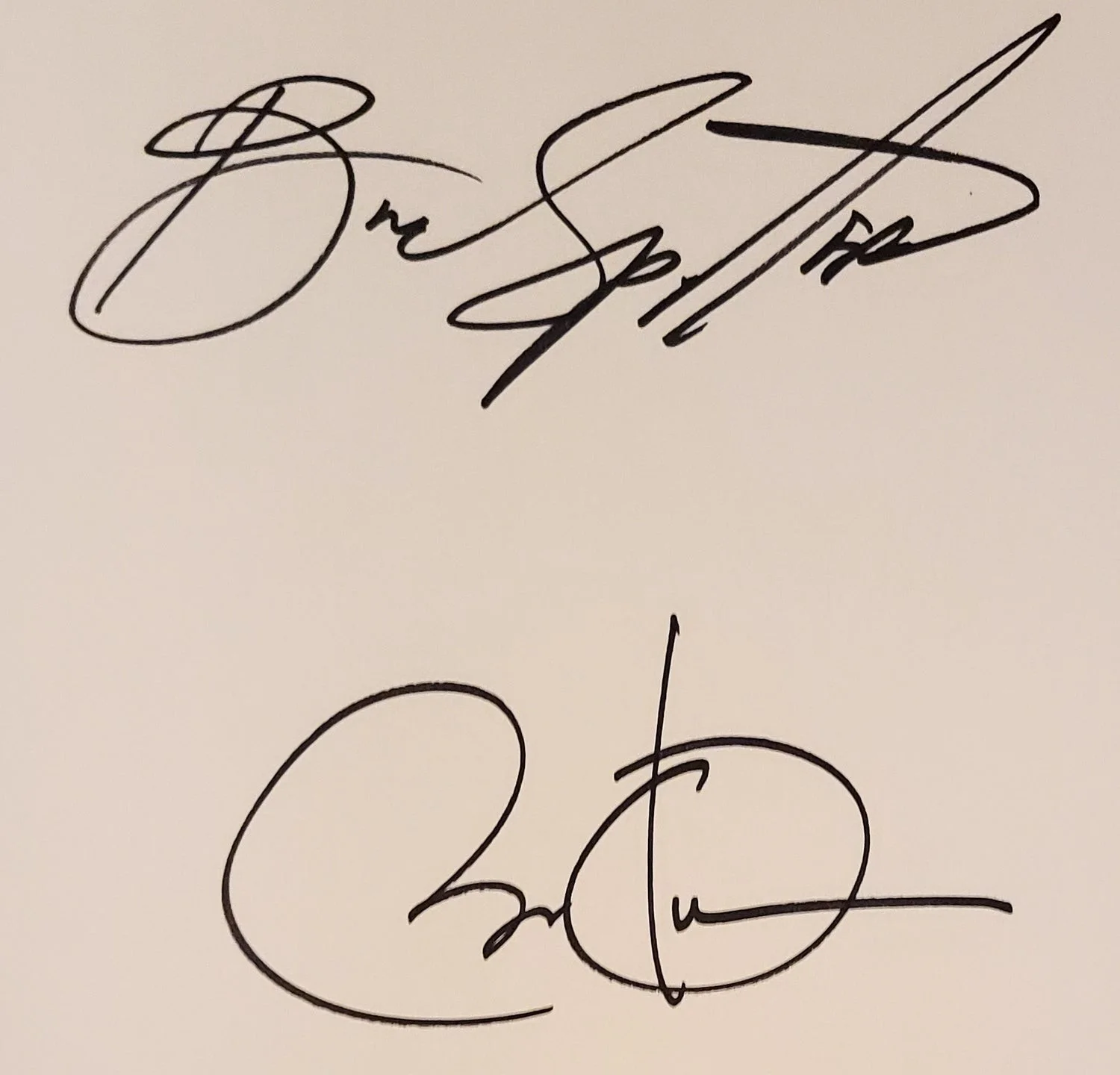 Bruce Sringsteen Barack Obama Signed Renegades Book, изображение 2