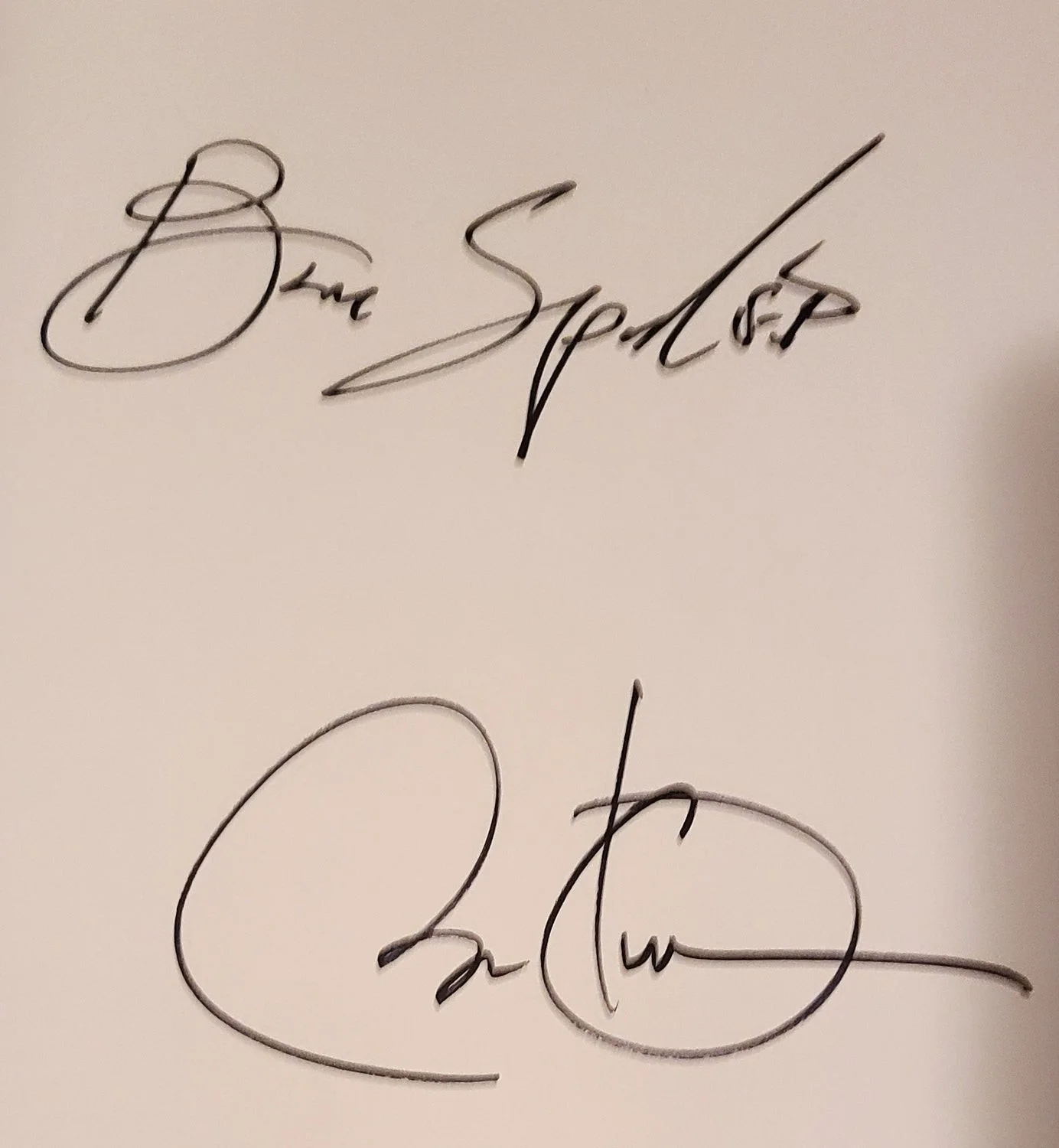 Bruce Sringsteen Barack Obama Signed Renegades Book, image 2