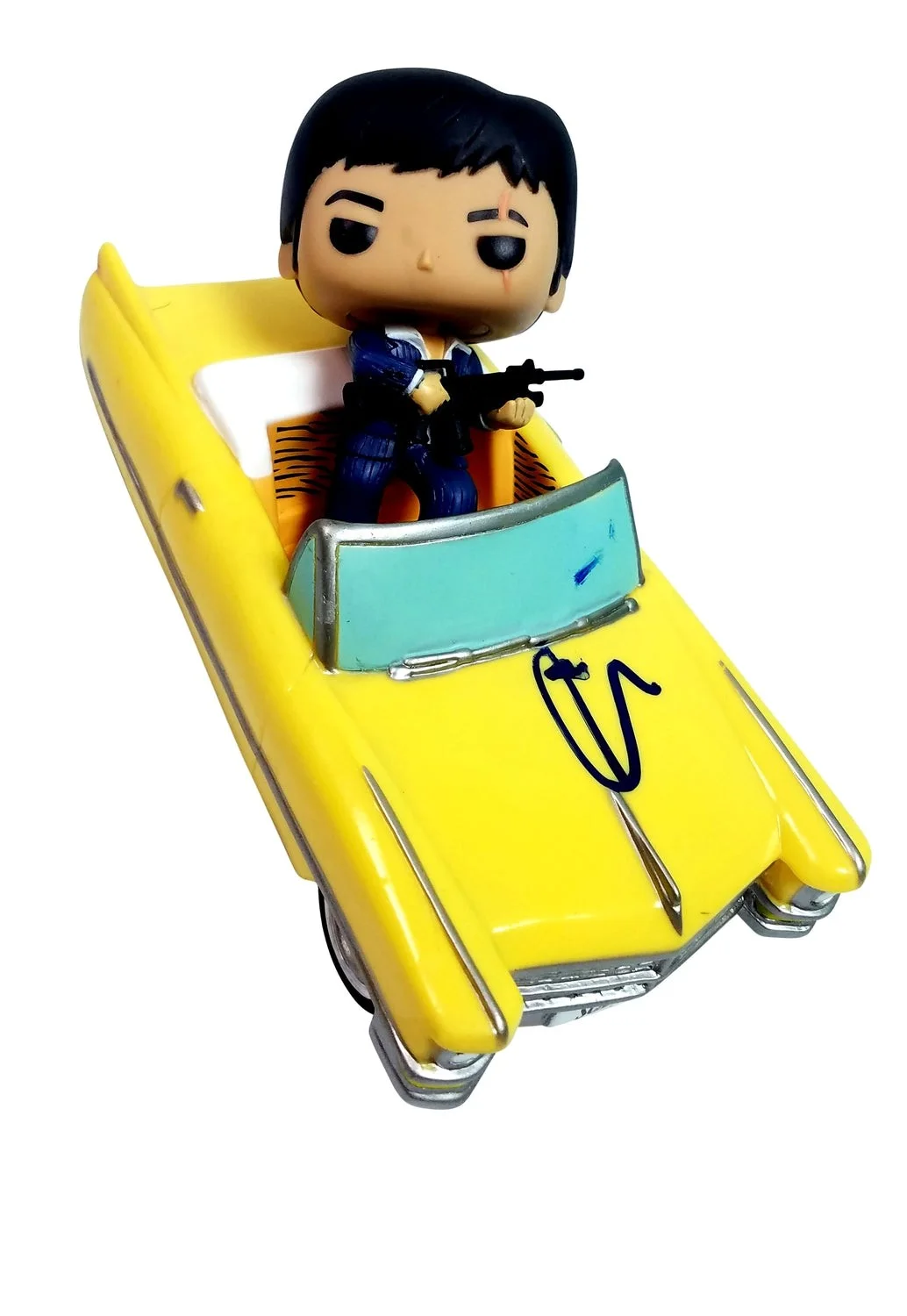 Scarface Al Pacino Signed Autographed Funko Tony's Convertible Car, image 2