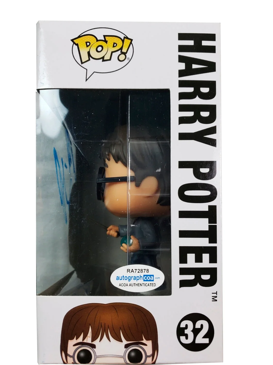Harry Potter Daniel Radcliffe Autograph Autographed Funko Pop #32 Crystal Ball A, изображение 2