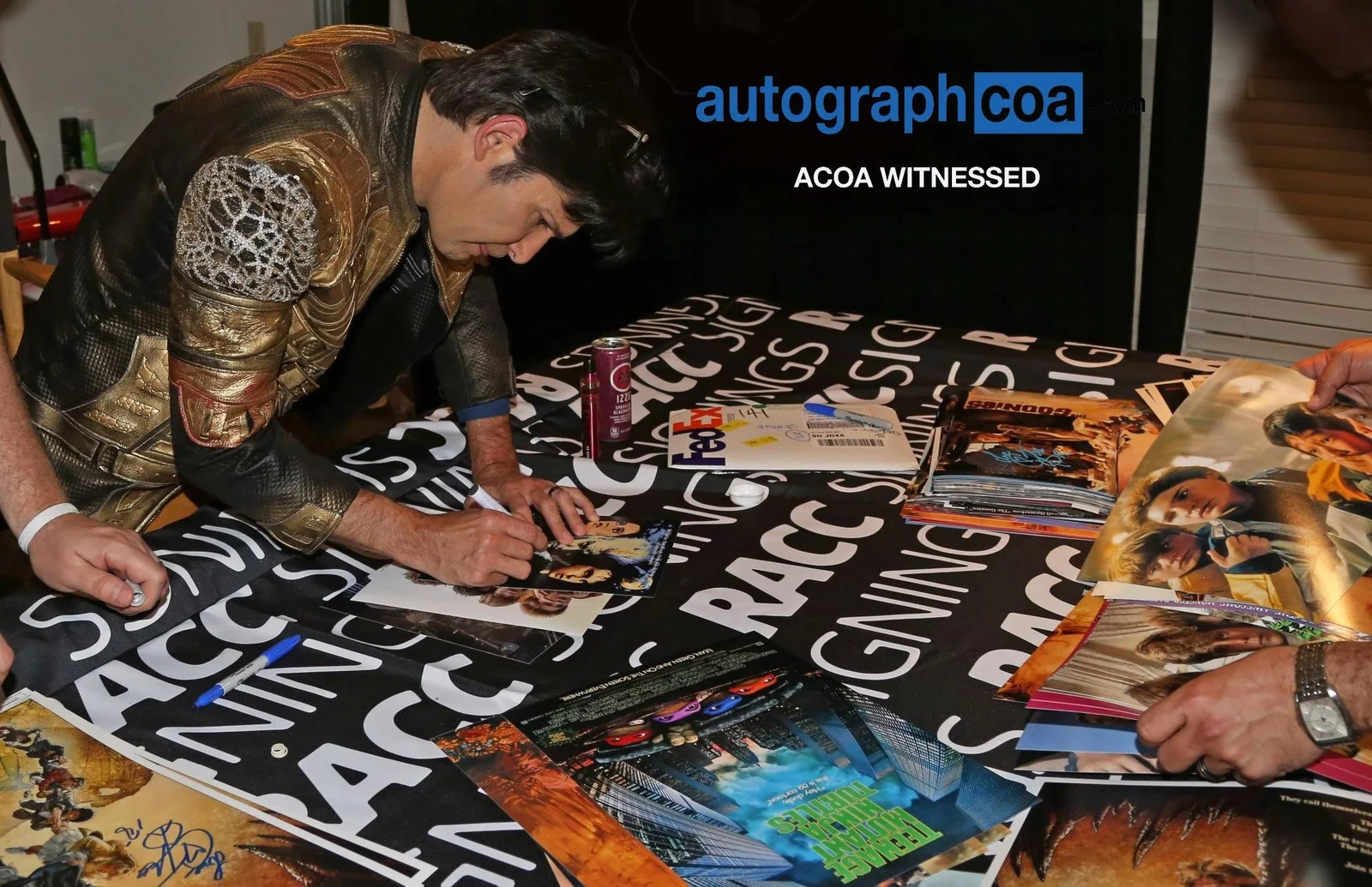 x Corey Feldman The Goonies Signed 24x36 Poster ACOA ACOA, image 4
