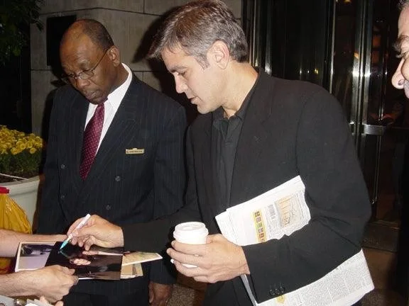 George Clooney Signed Autographed 8x10 Photo Ocean's 11, изображение 3