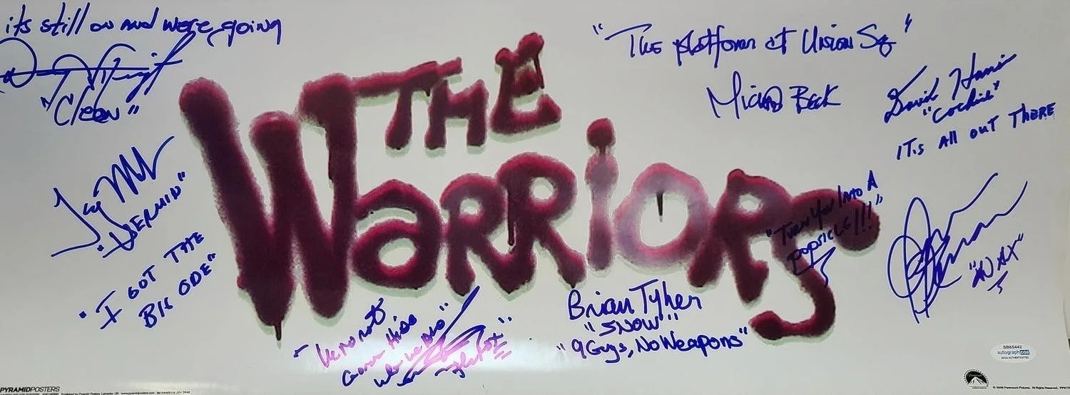 The Warriors Movie Cast Signed Movie Poster w Quotes Exact Proof ACOA, изображение 3