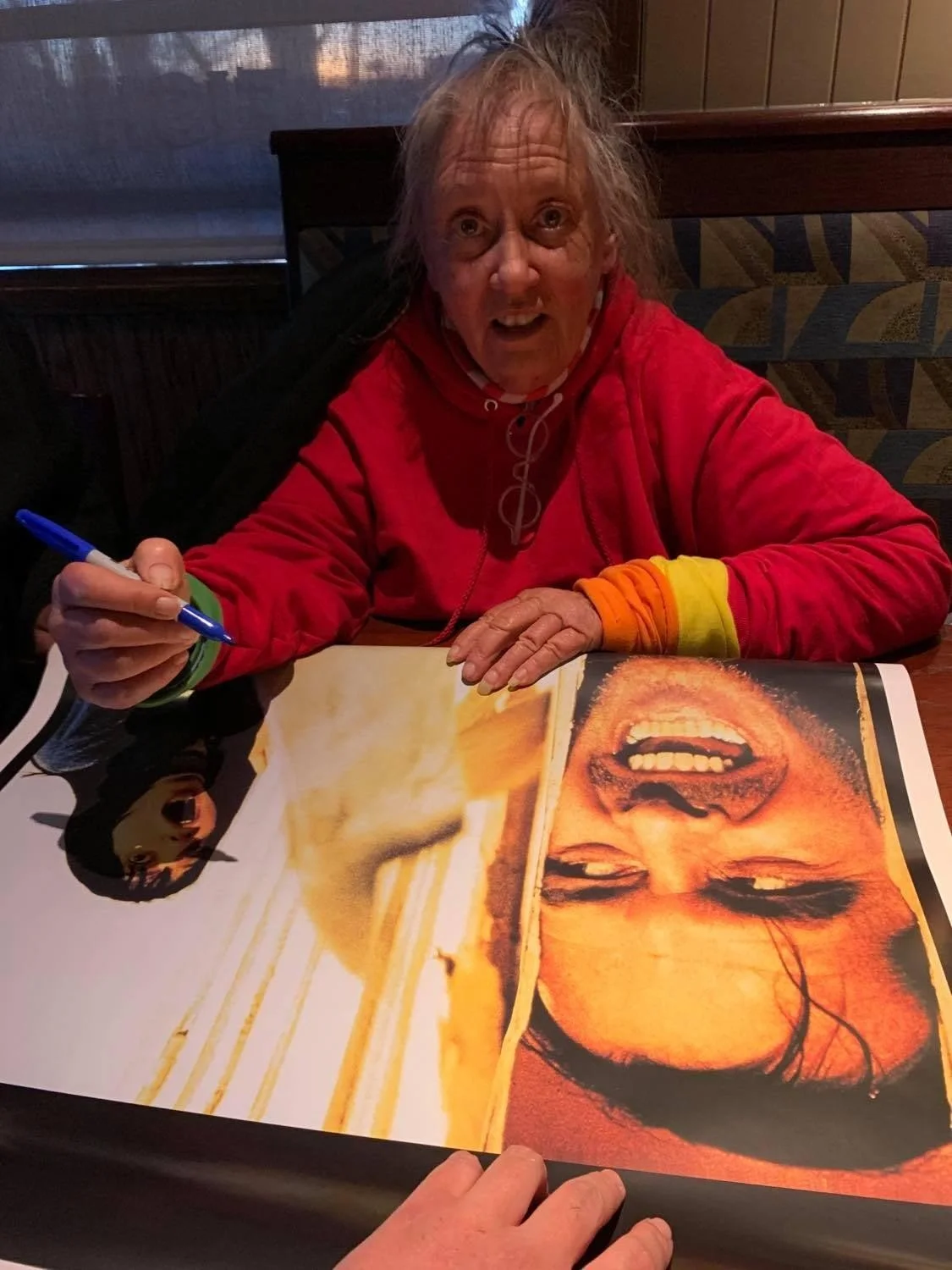 Shelley Duvall Joe Turkel Danny Lloyd Autographed The Shining Cast Signed 24x36, изображение 5
