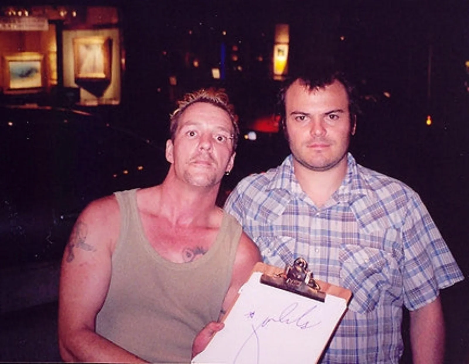 Orange County Jack Black Colin Hanks Cast Autographed Original Poster, image 4