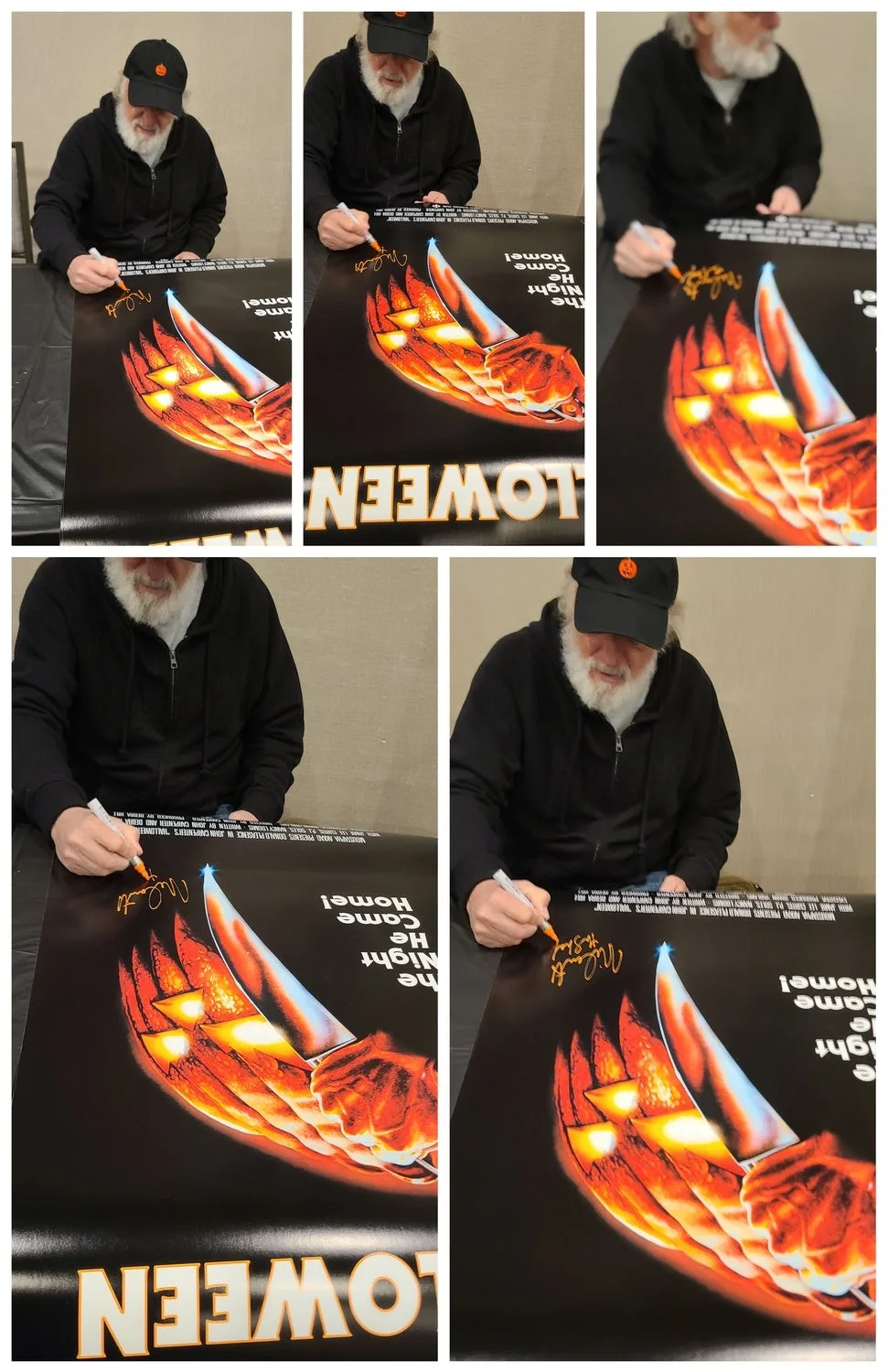 Nick Castle Signed Halloween Michael Myers 24x36 Poster Exact Proof ACOA, изображение 2