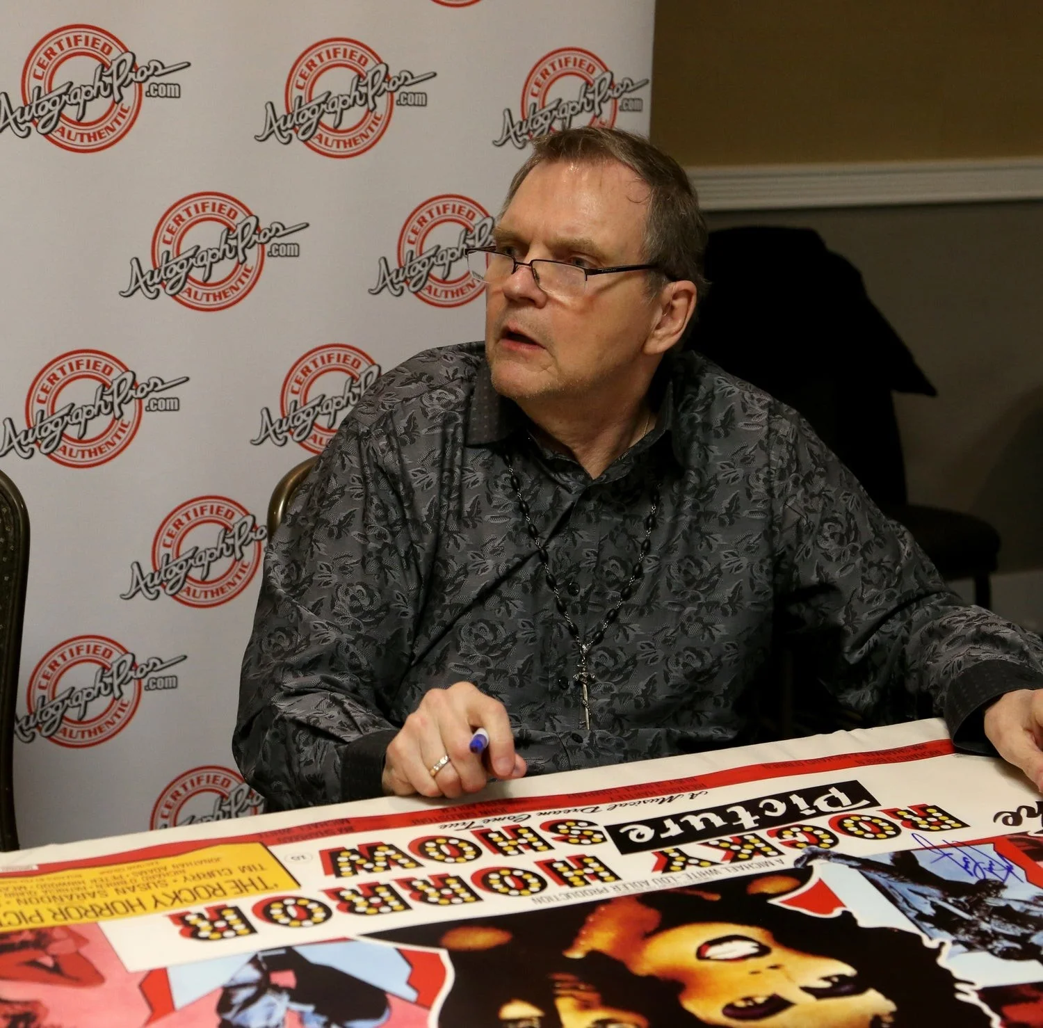 Meat Loaf Autographed Rocky Horror Picture Show 24x36 Poster Exact Video Proof A, изображение 2