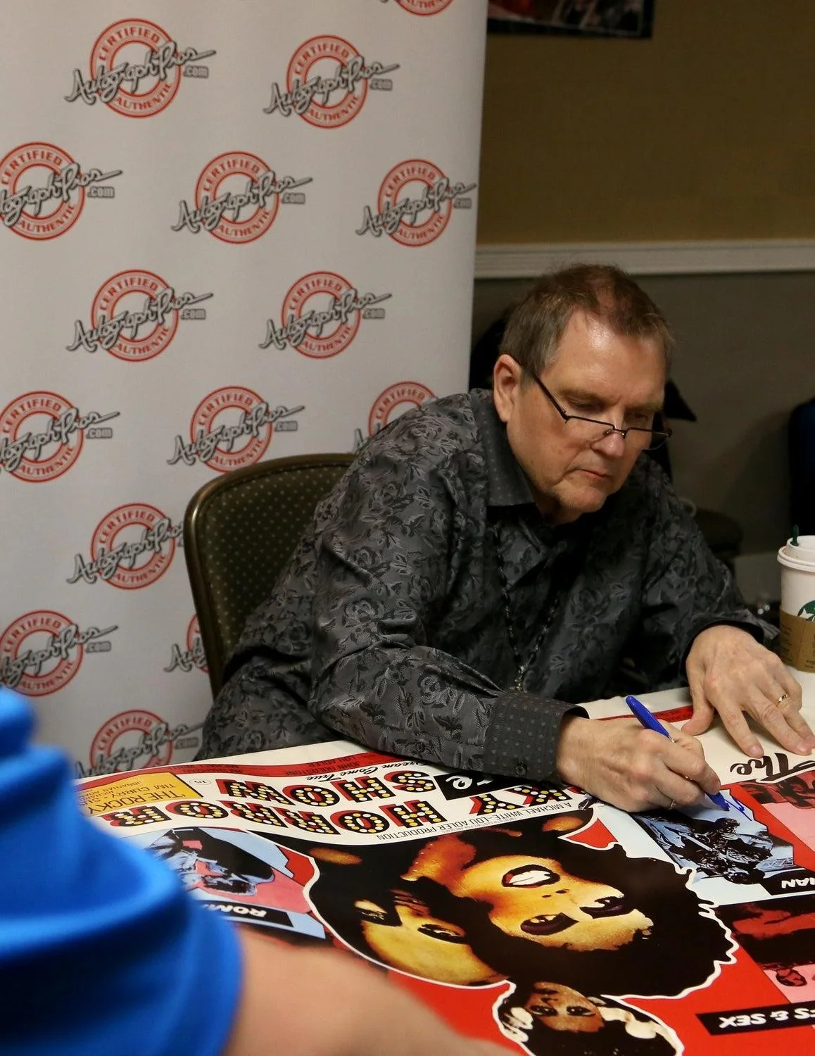 Meat Loaf Autographed Rocky Horror Picture Show 24x36 Poster Exact Video Proof A, изображение 3