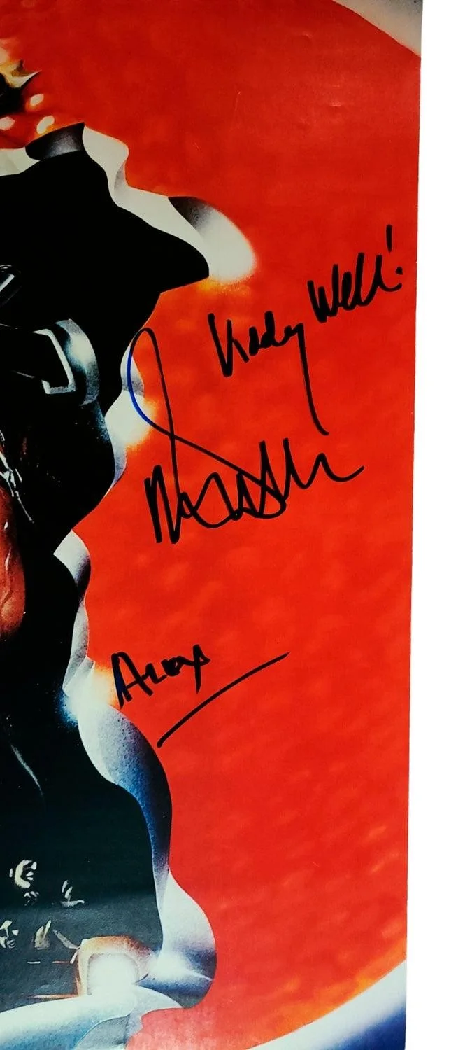 Malcolm McDowell Signed 22x32 Clockwork Orange Poster Viddy Well Alex, image 3