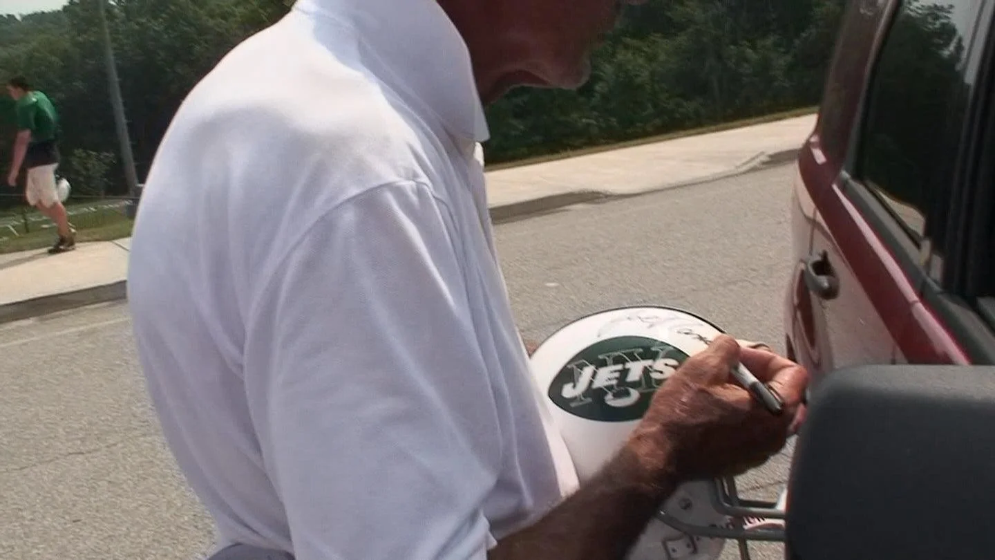 Joe Namath Signed Autographed Jets 18x24 Litho Poster Photo PSA, image 5