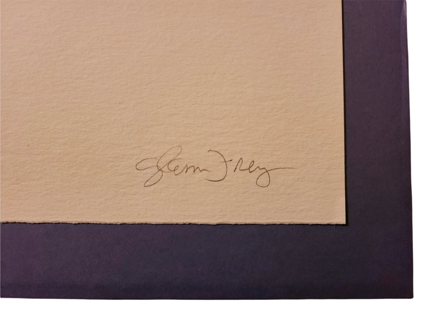 Eagles Glenn Frey Signed Autographed Strange Weather 25x20 Poster, изображение 2