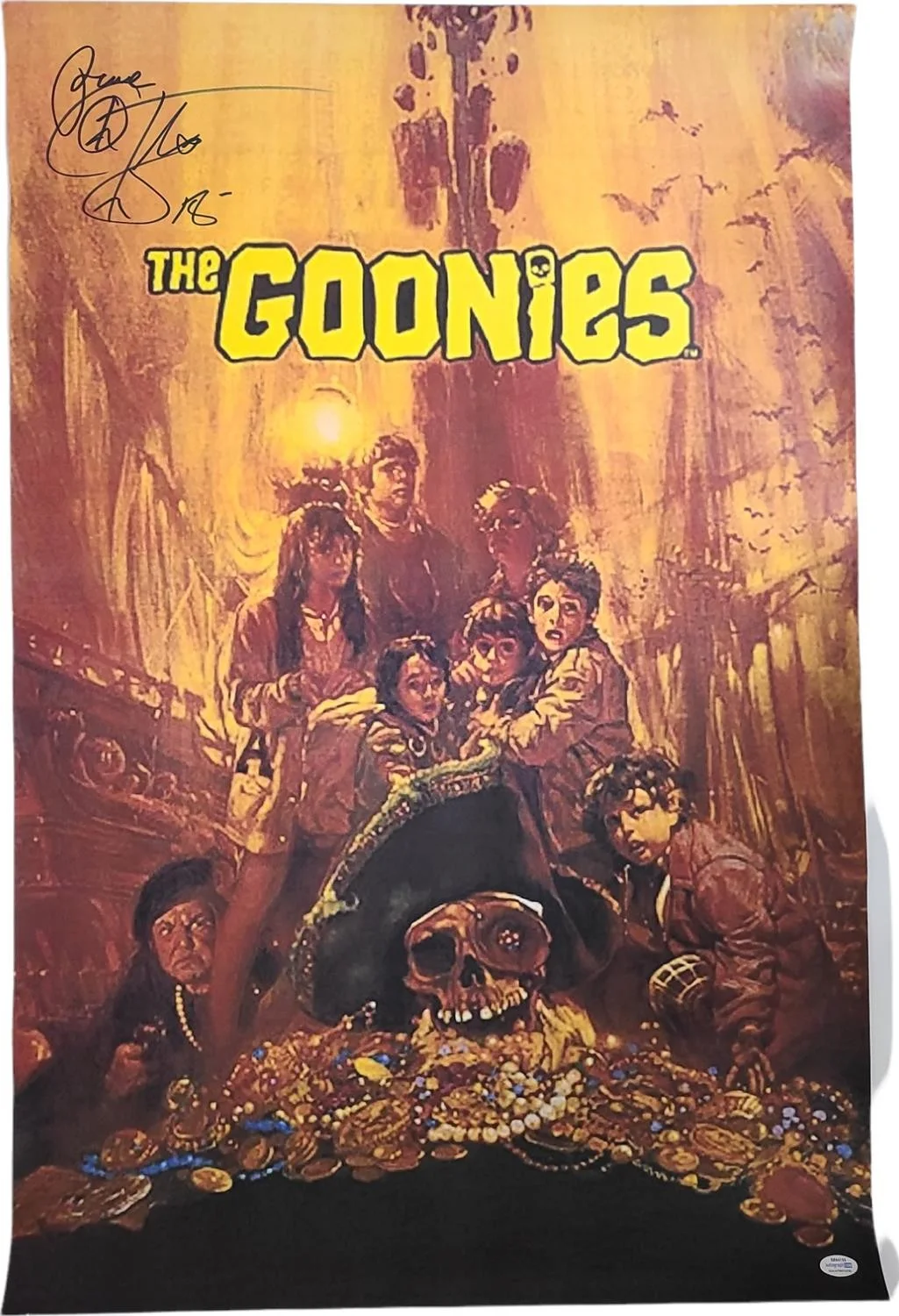 Corey Feldman The Goonies Signed Framed 24x36 Poster ACOA Exact Proof ACOA, image 2