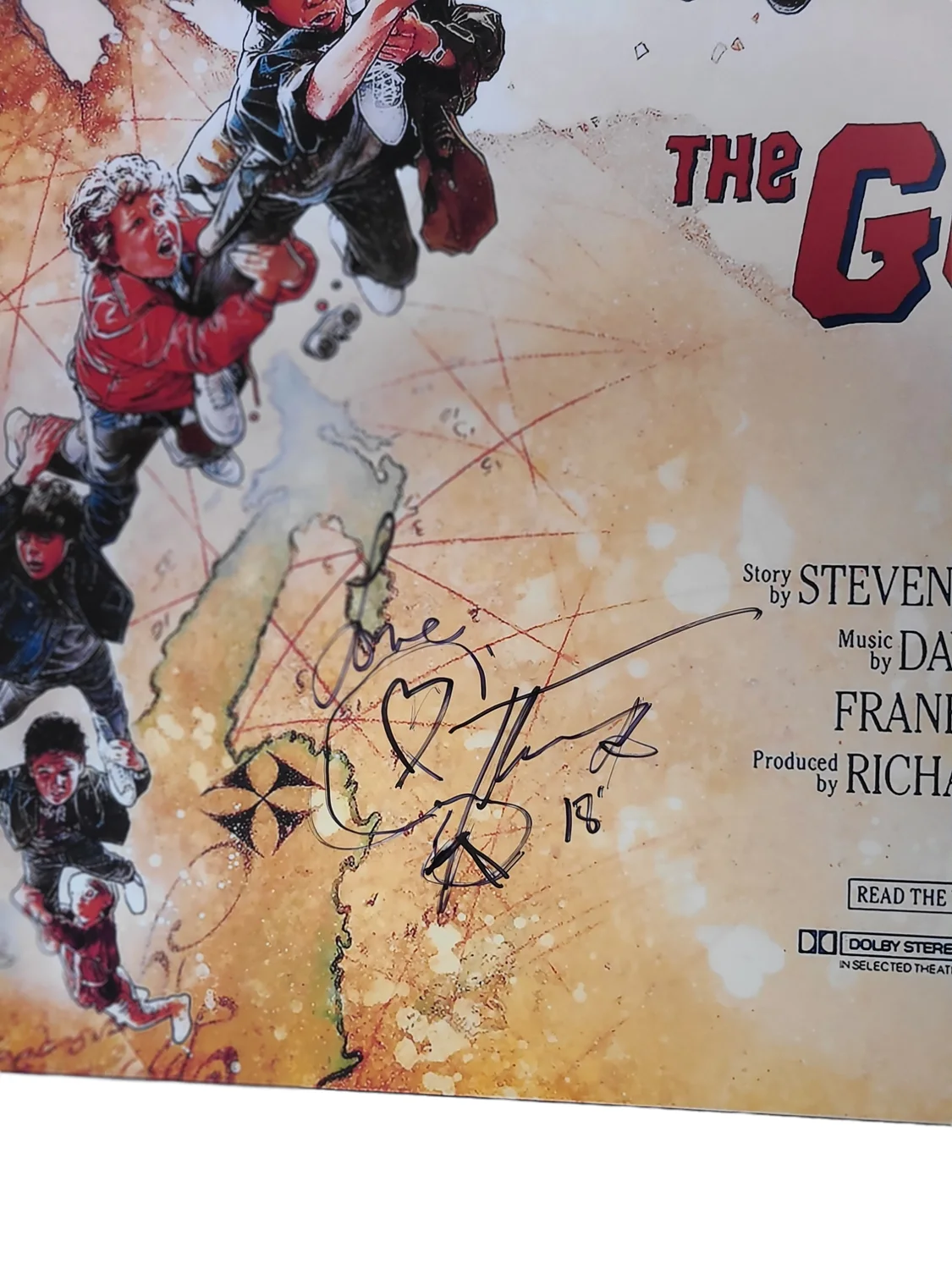 Corey Feldman The Goonies Signed Framed 24x36 Poster ACOA Exact Proof ACOA, image 3