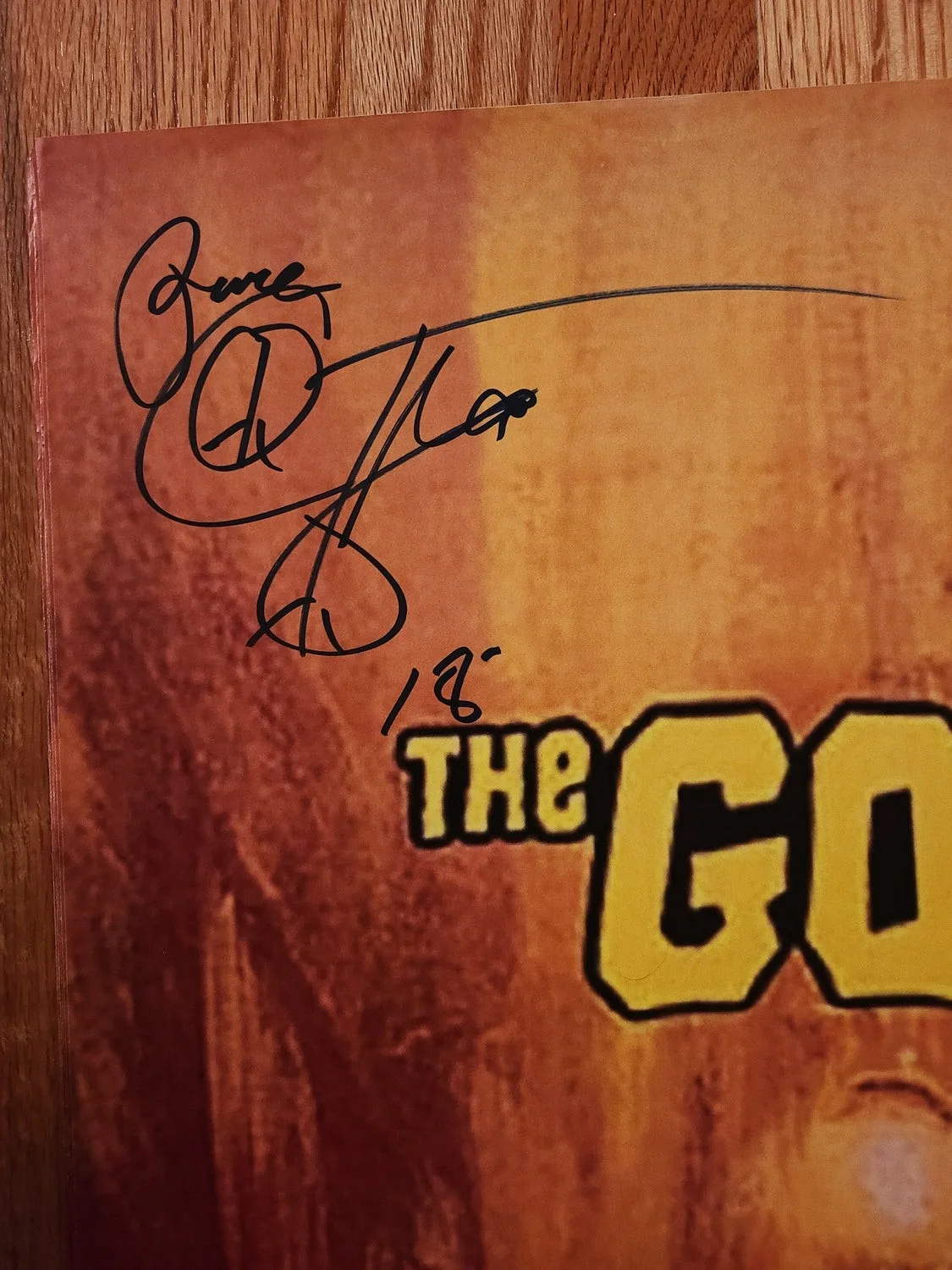 Corey Feldman The Goonies Signed 24x36 Poster ACOA Exact Proof ACOA, изображение 2