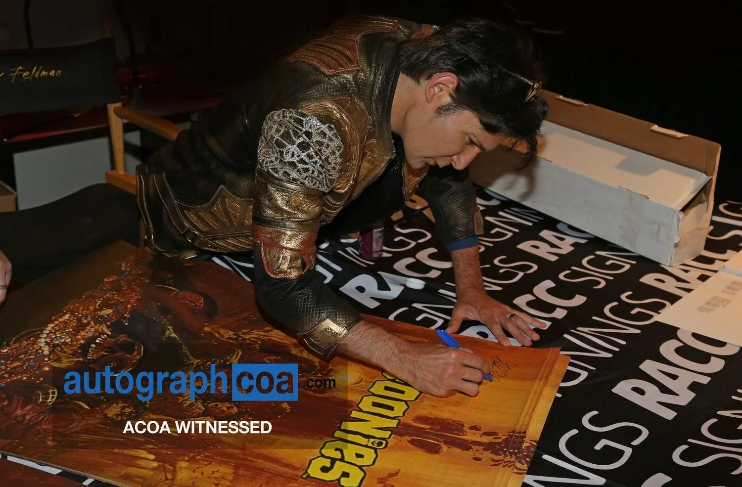 Corey Feldman The Goonies Signed 24x36 Poster ACOA Exact Proof ACOA, image 4