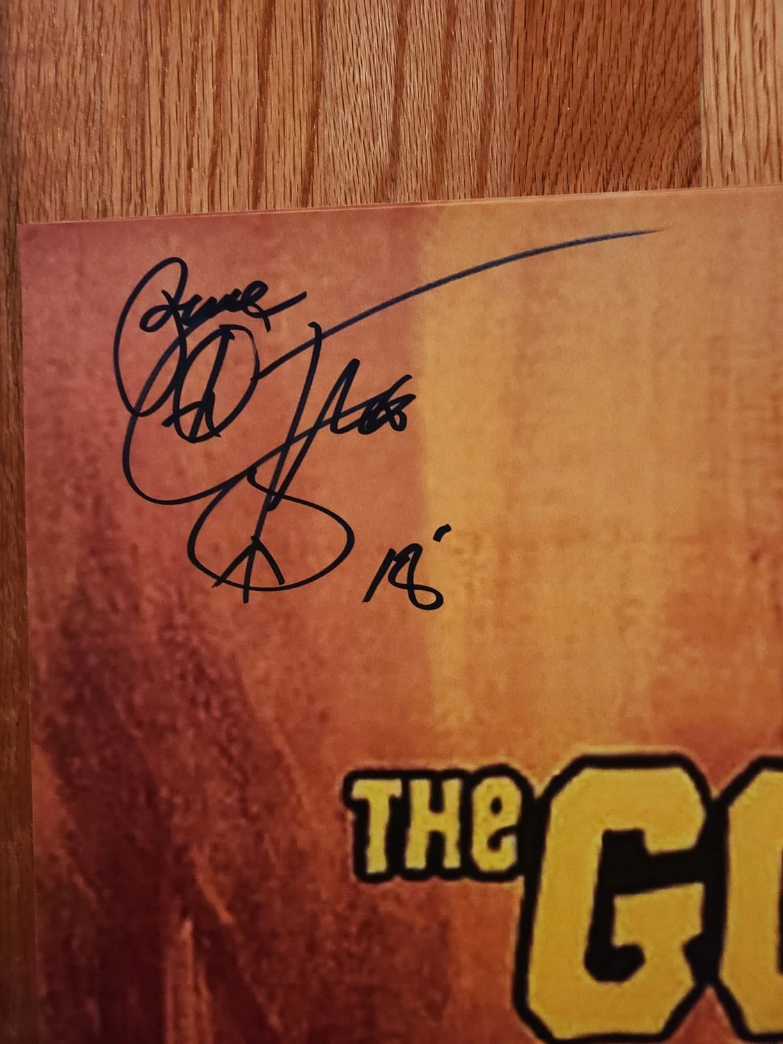 Corey Feldman The Goonies Signed 24x36 Poster ACOA Exact Proof ACOA, изображение 2